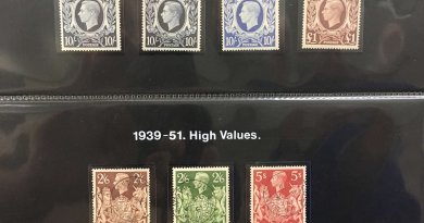 Renowned GB King George VI High Values Arms Issue specialist shares latest research with Northwich Philatelic Society GB King George VI High Values Arms Issue 1939-1951 - Northwich Philatelic Society
