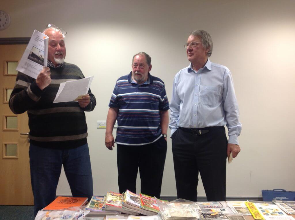 Northwich Philatelic Society Auction 2014 Brian supplementing the information on the lot