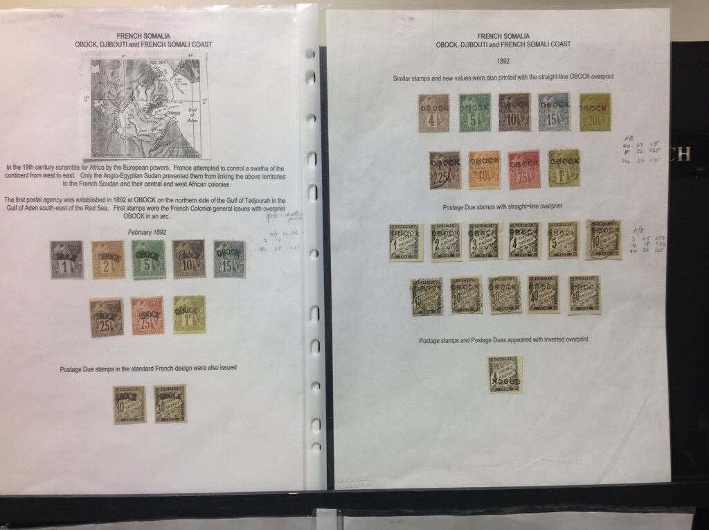 Stamps of Obock