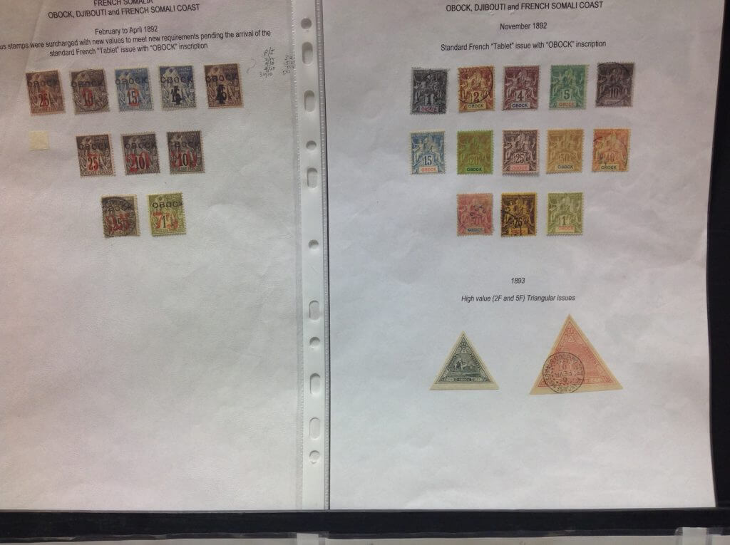 Stamps of Obock