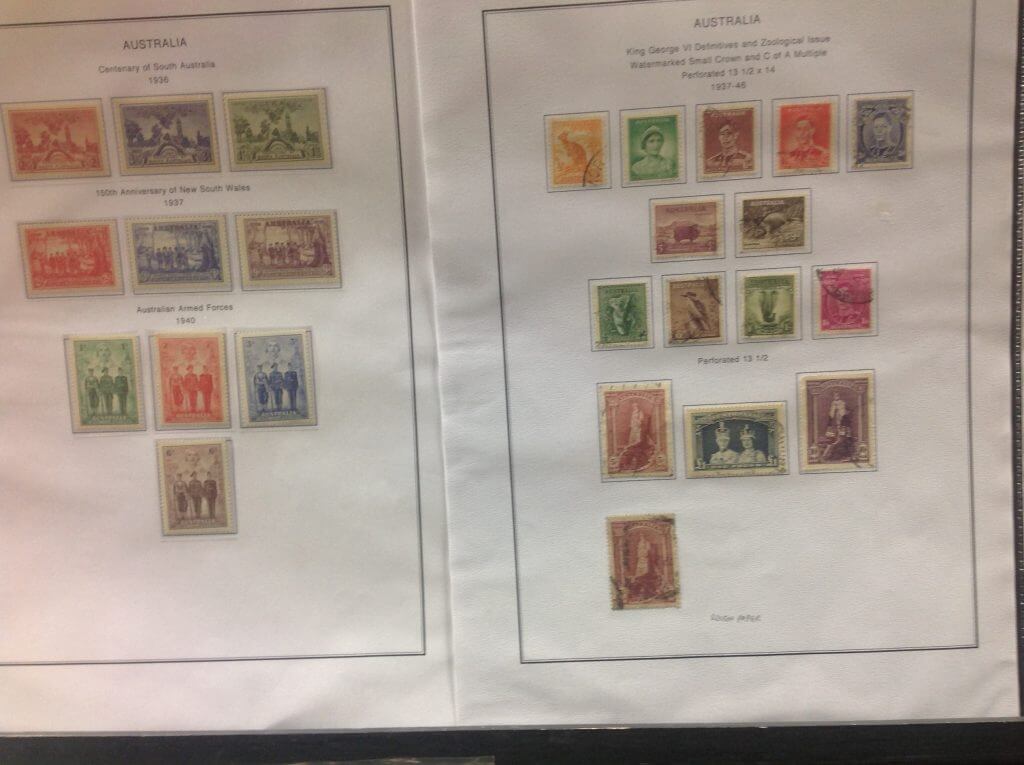 The Australian Stamps of Geo VI