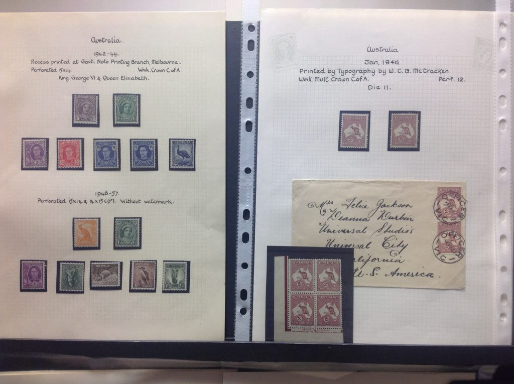 The Australian Stamps of Geo VI