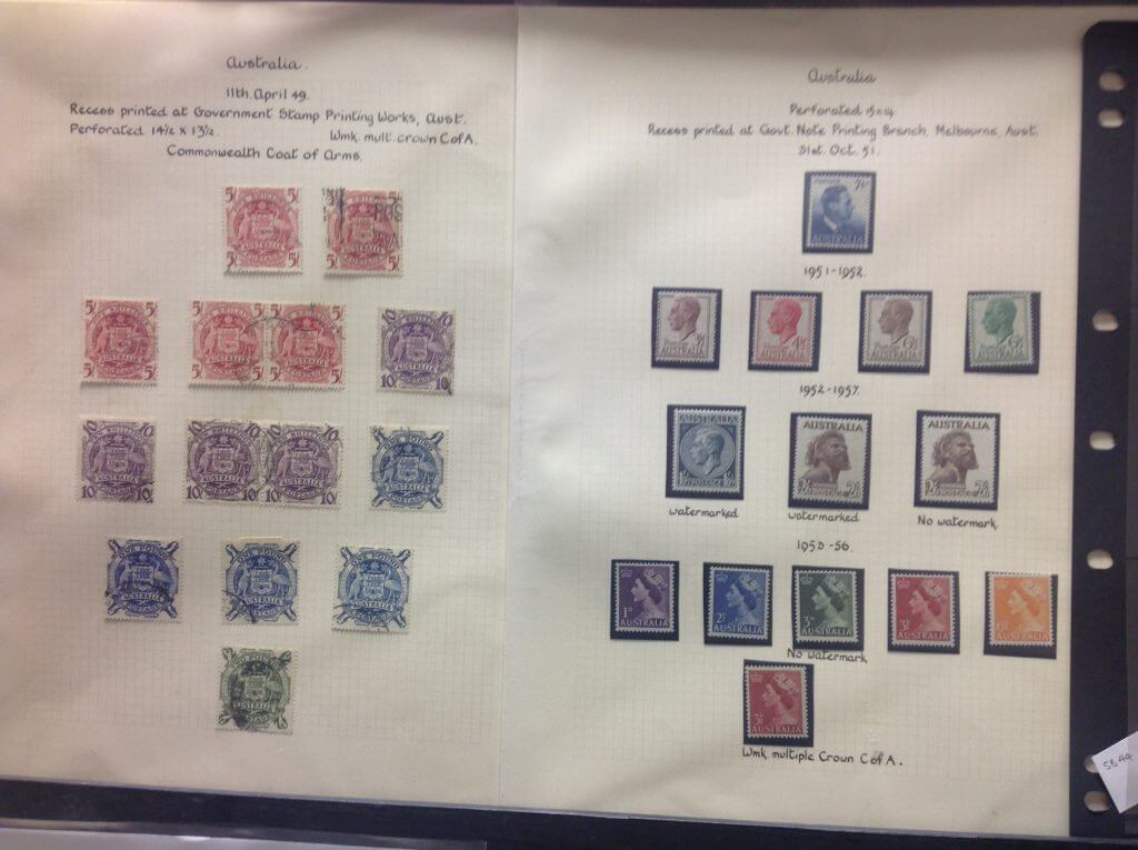 The Australian Stamps of Geo VI