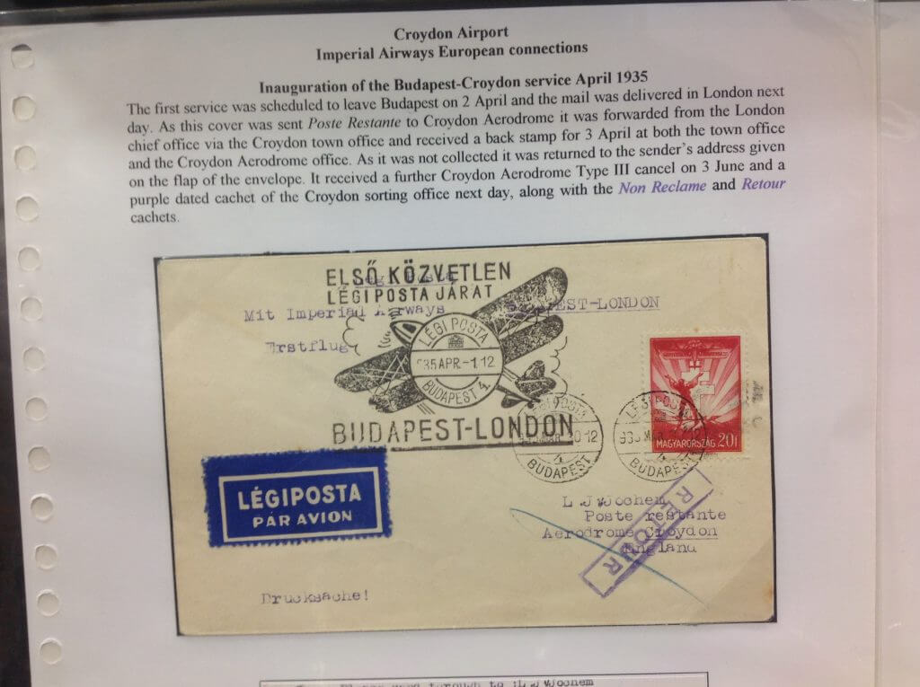 Imperial Airways & Croydon Airport - Northwich Philatelic Society