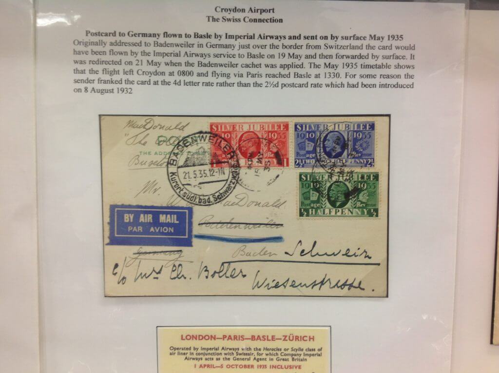 Imperial Airways & Croydon Airport - Northwich Philatelic Society