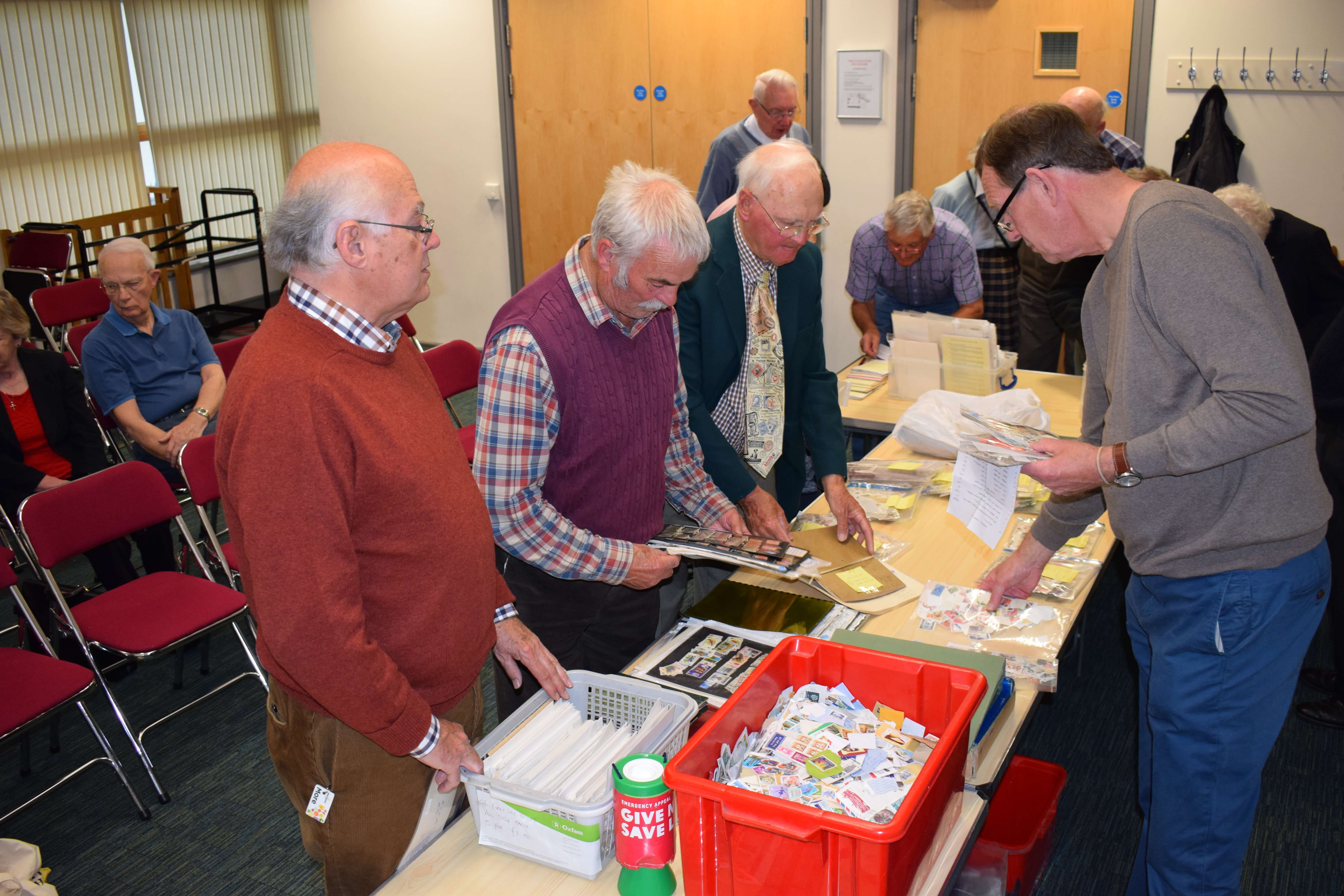 Northwich Philatelic Society members bring, buy & exchange May 2017