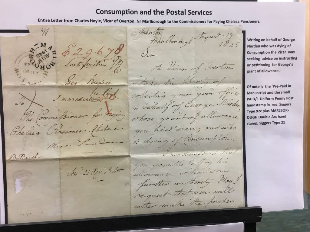 Postal Consumption - Northwich Philatelic Society