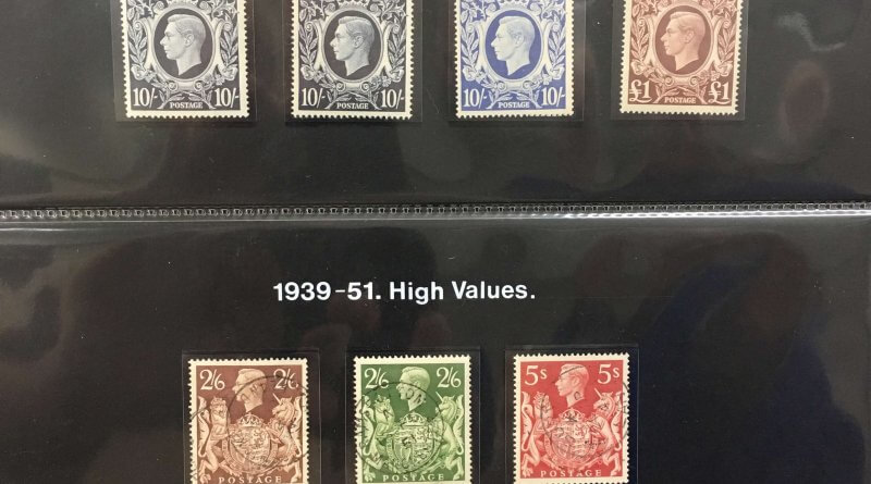 GB King George VI High Values Arms Issue 1939-1951 - Northwich Philatelic Society