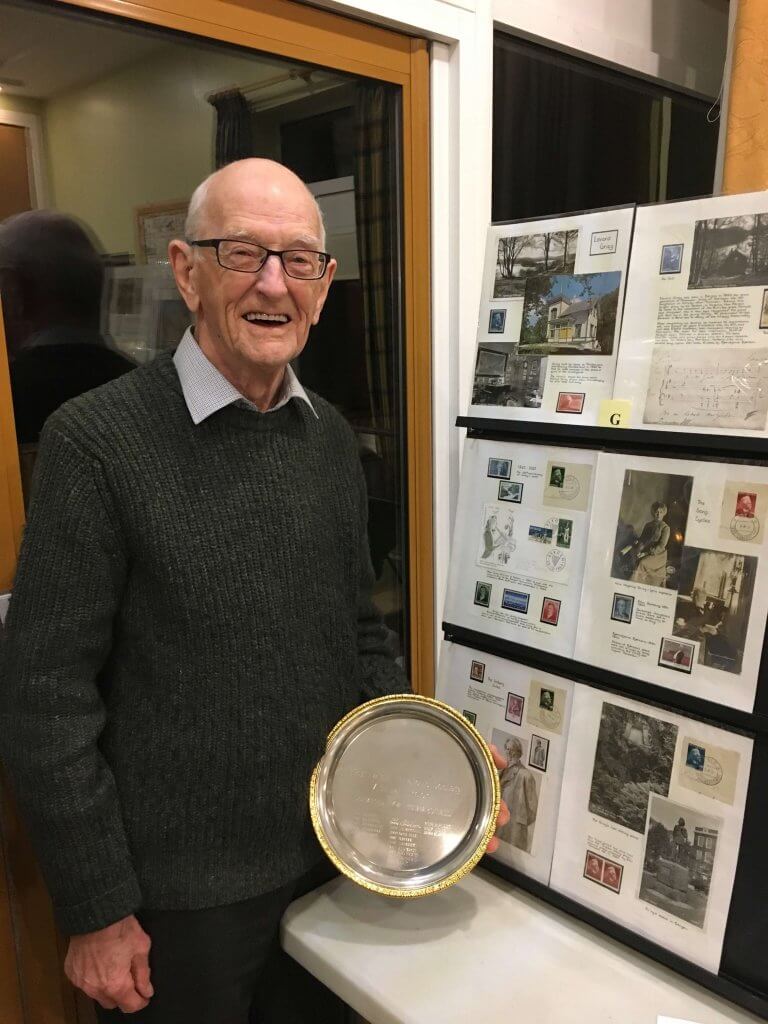 Alan Totten - Winner of the club competition at the Northwich Philatelic Society 2019