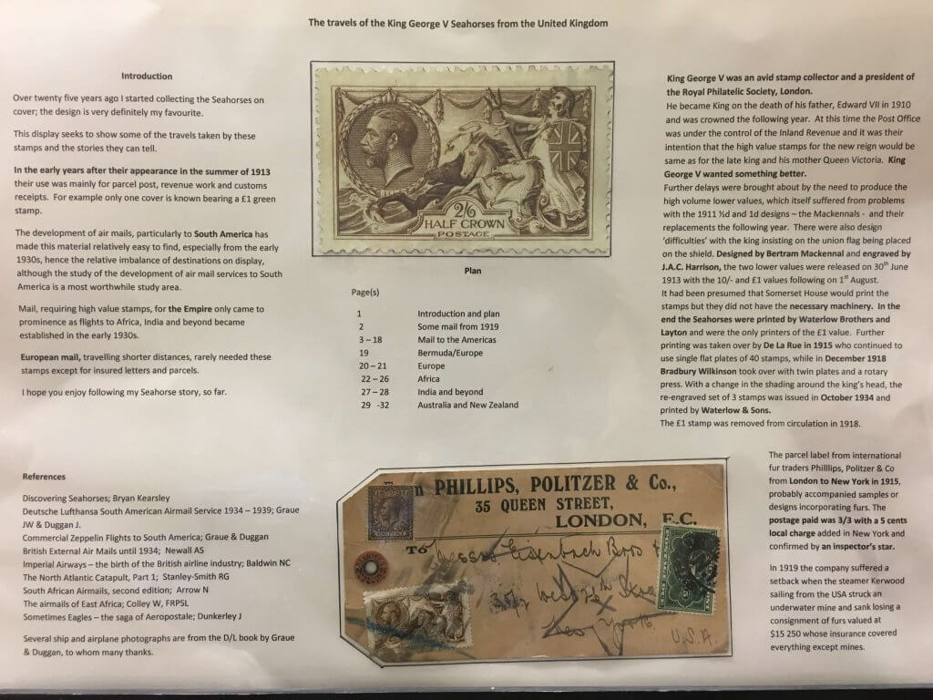 Mike Kentzer's Seahorse Covers - Northwich Philatelic Society 