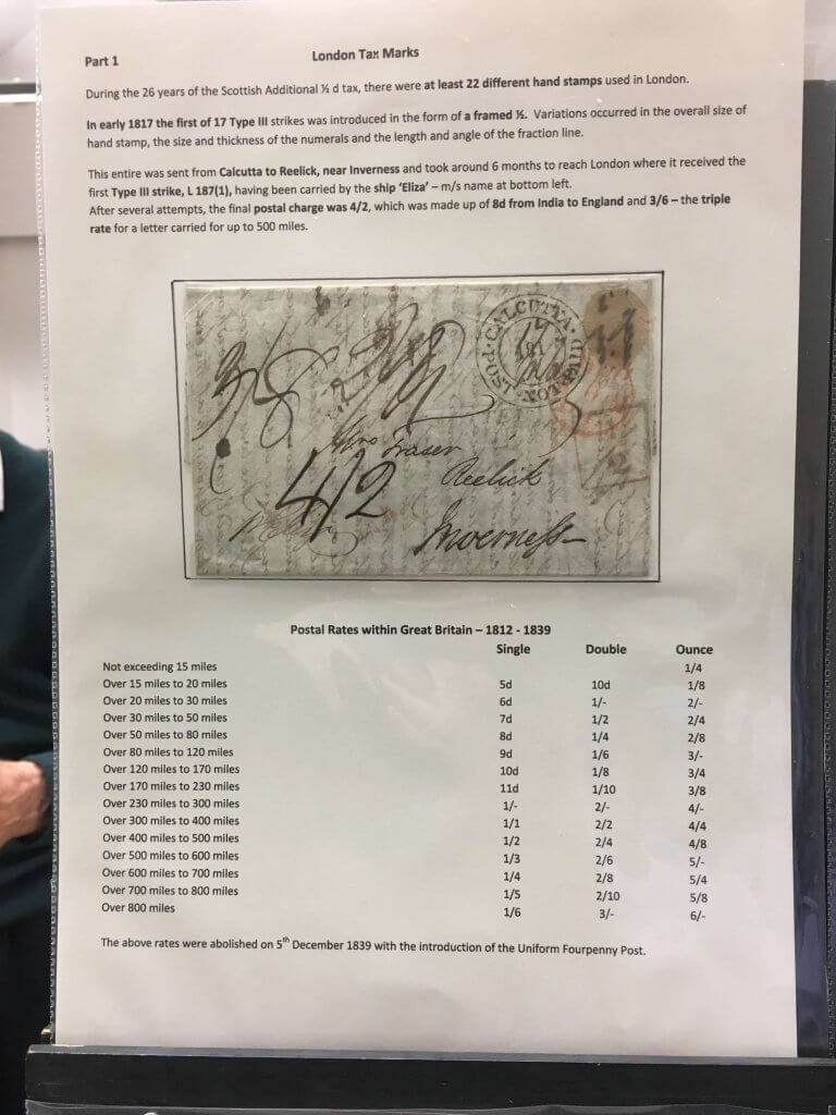 Mike Kentzer's Scottish Tax Mark covers- Northwich Philatelic Society 