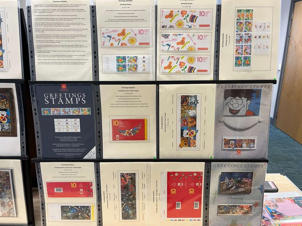 Visit from Ellesmere Port Philatelic Society - Greetings Stamp Booklets