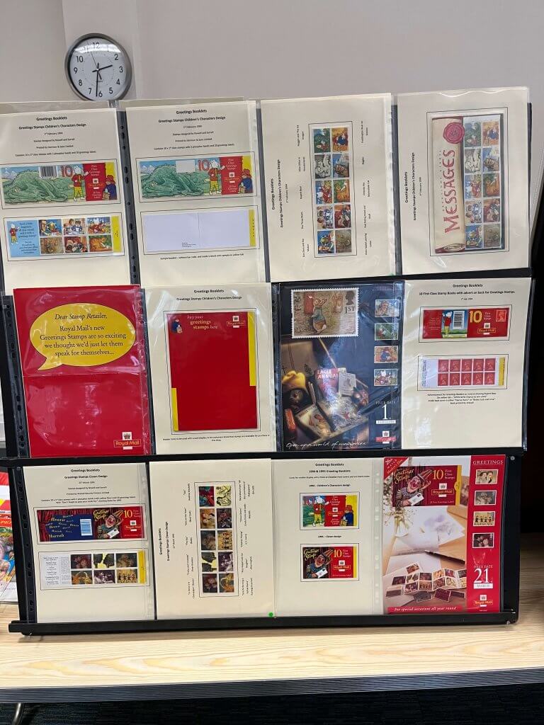 Visit from Ellesmere Port Philatelic Society - Greetings Stamp Booklets