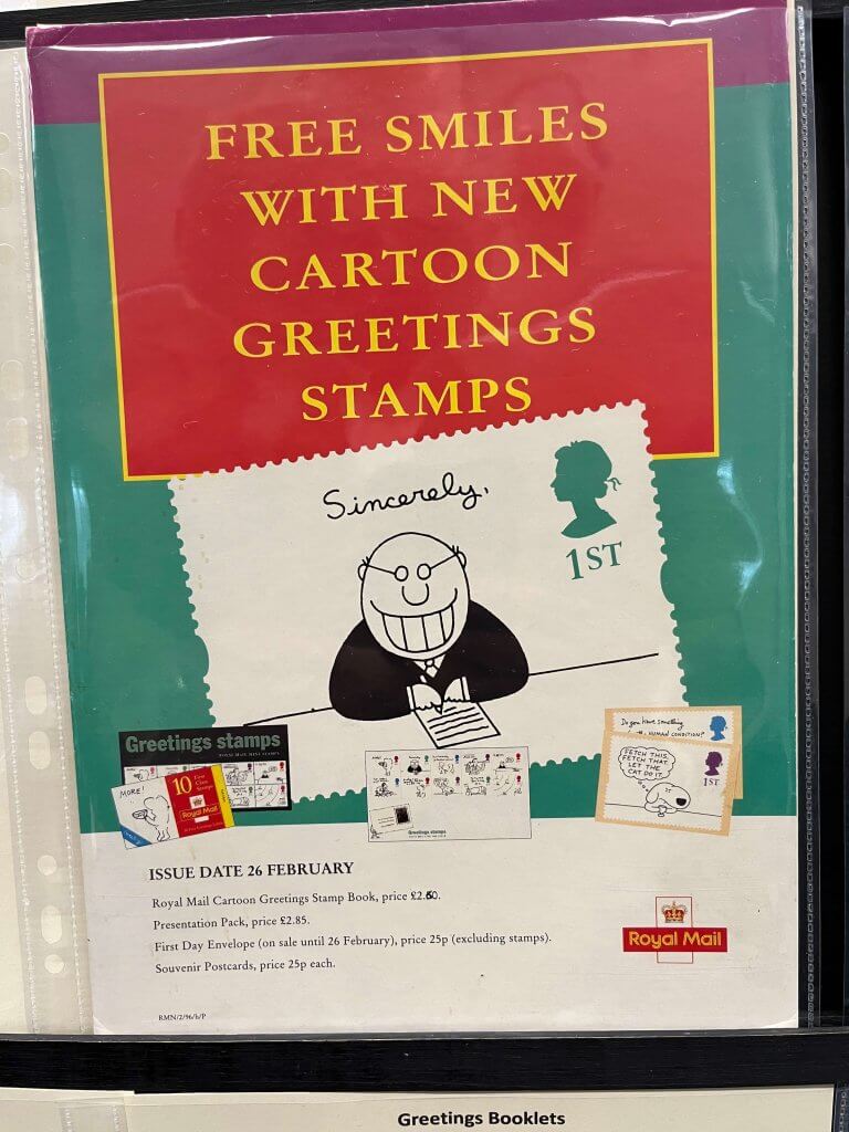 Visit from Ellesmere Port Philatelic Society - Greetings Stamp Booklets