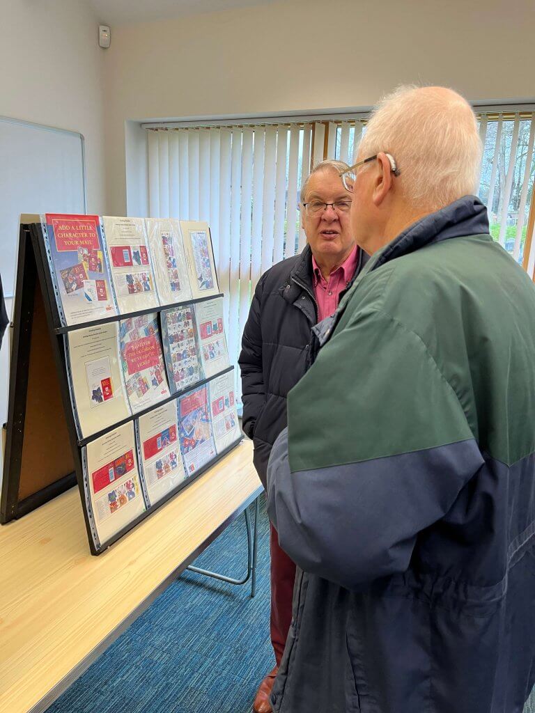 Visit from Ellesmere Port Philatelic Society - Greetings Stamp Booklets