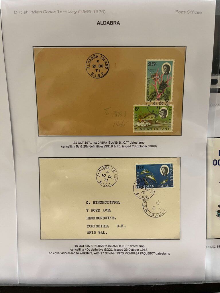 Visit from Ellesmere Port Philatelic Society - British Indian Ocean Territories