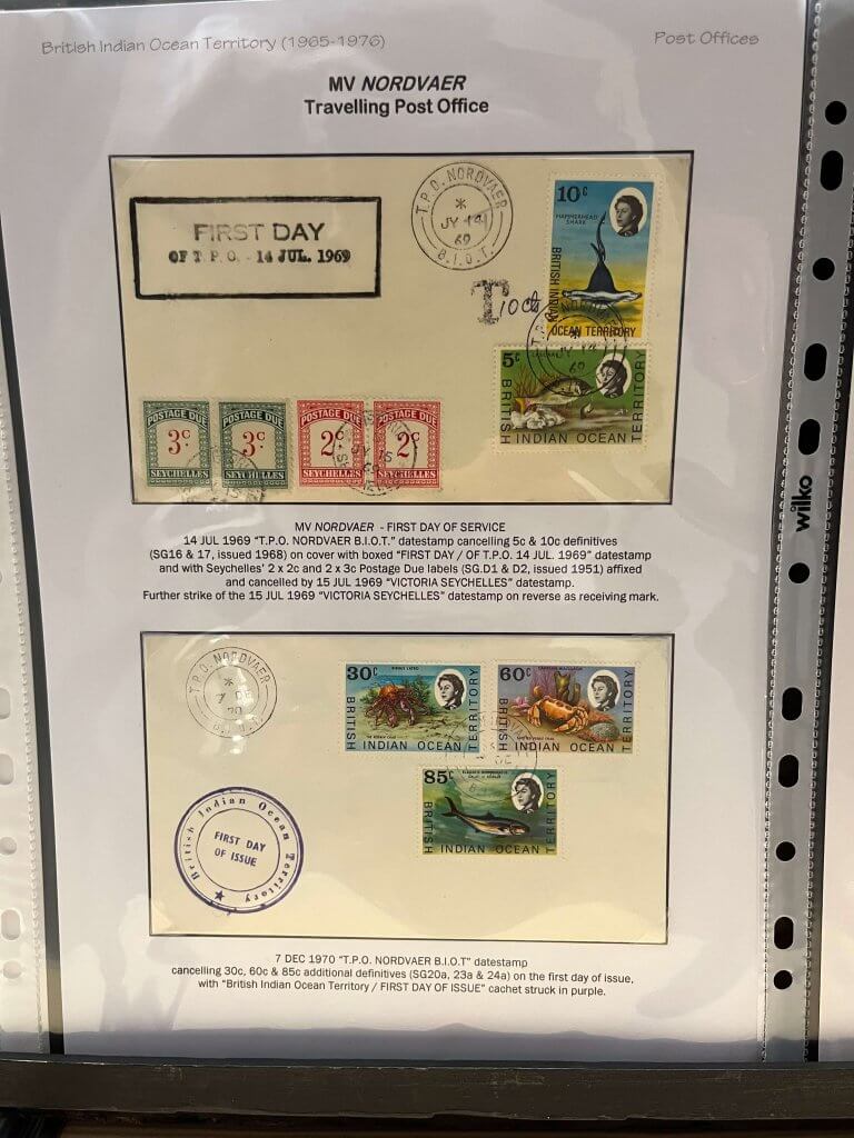 Visit from Ellesmere Port Philatelic Society - British Indian Ocean Territories