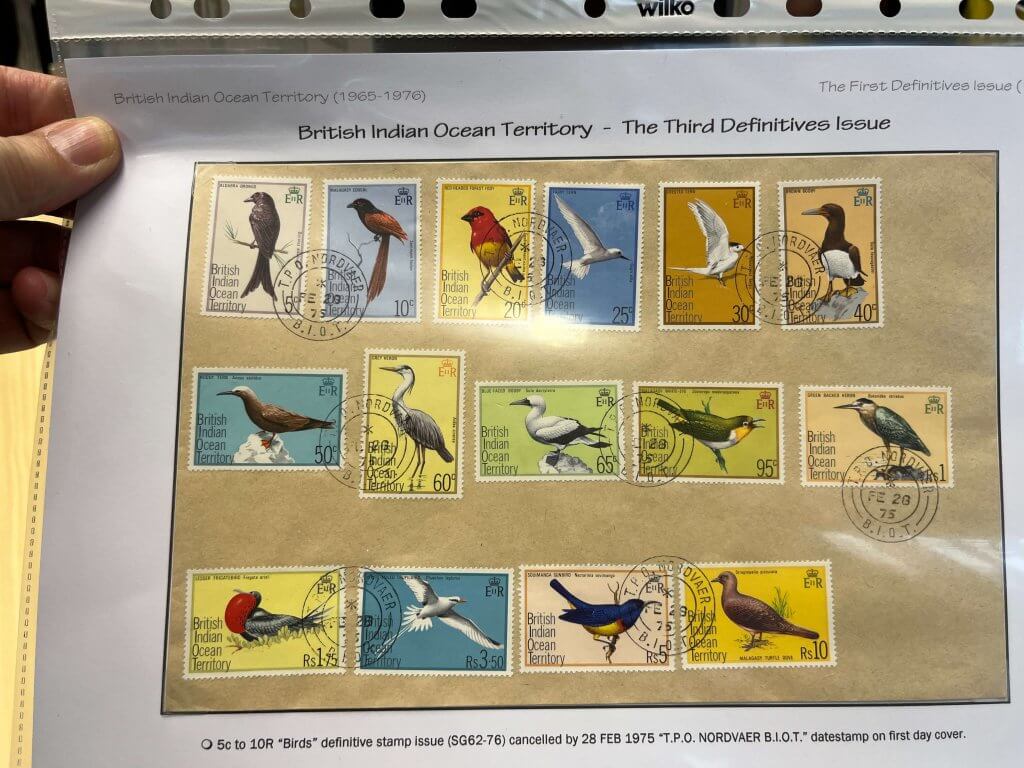 Visit from Ellesmere Port Philatelic Society - British Indian Ocean Territories