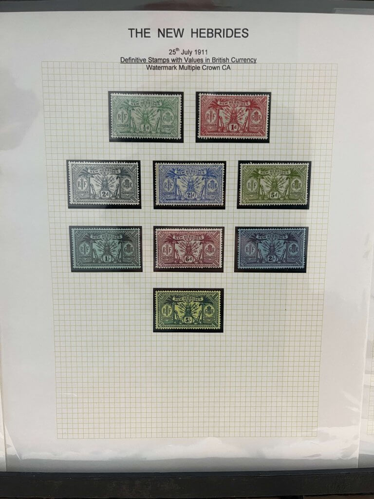 New Hebrides by David Moss - Northwich Philatelic Society