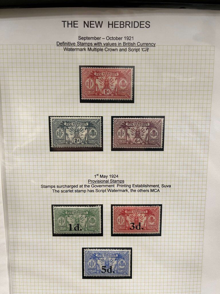 New Hebrides by David Moss - Northwich Philatelic Society