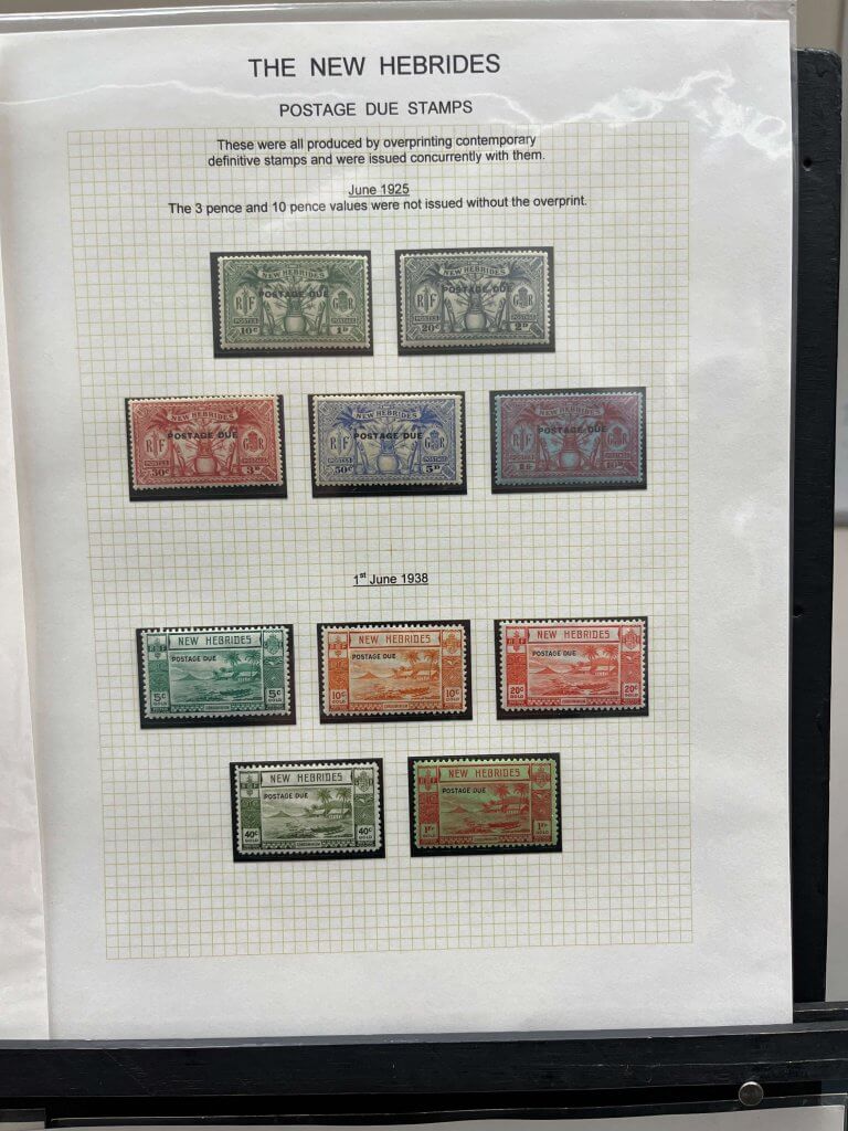 New Hebrides by David Moss - Northwich Philatelic Society