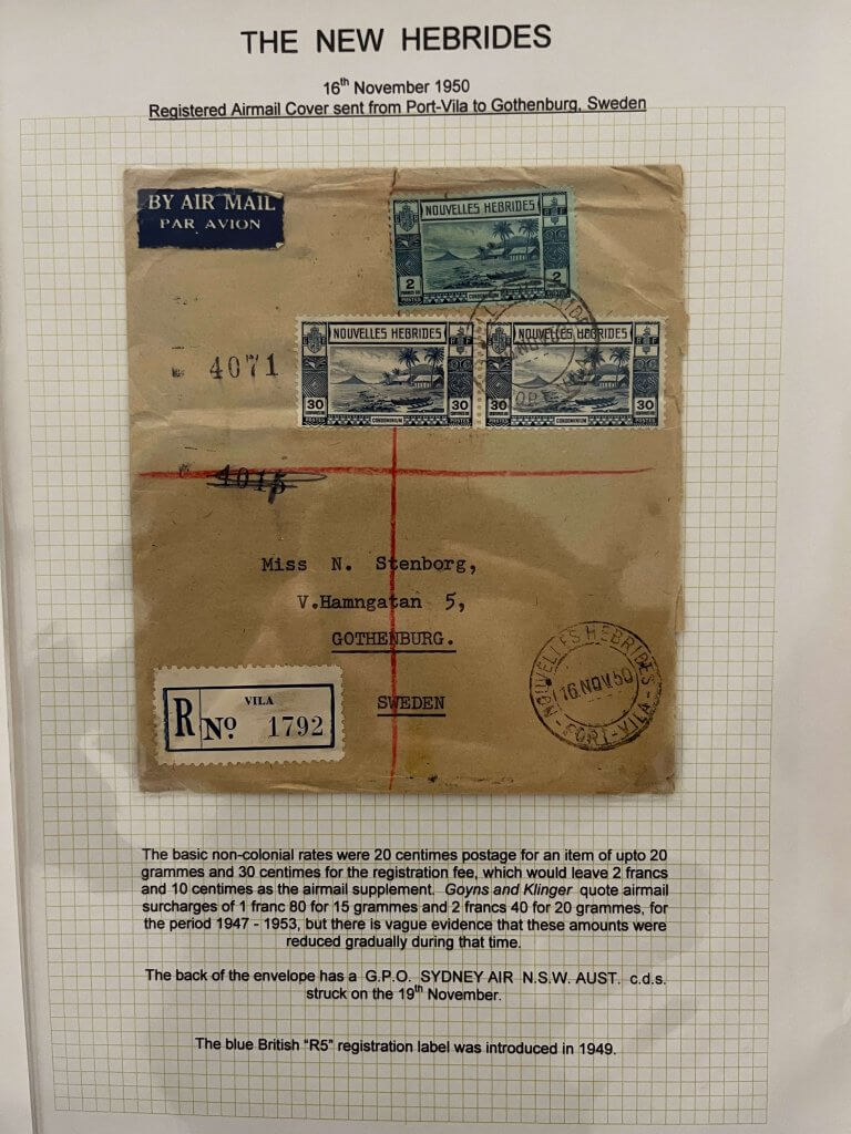 New Hebrides by David Moss - Northwich Philatelic Society