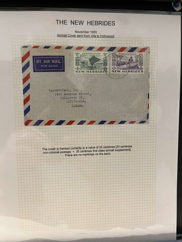 New Hebrides by David Moss - Northwich Philatelic Society