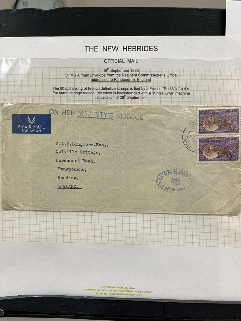 New Hebrides by David Moss - Northwich Philatelic Society