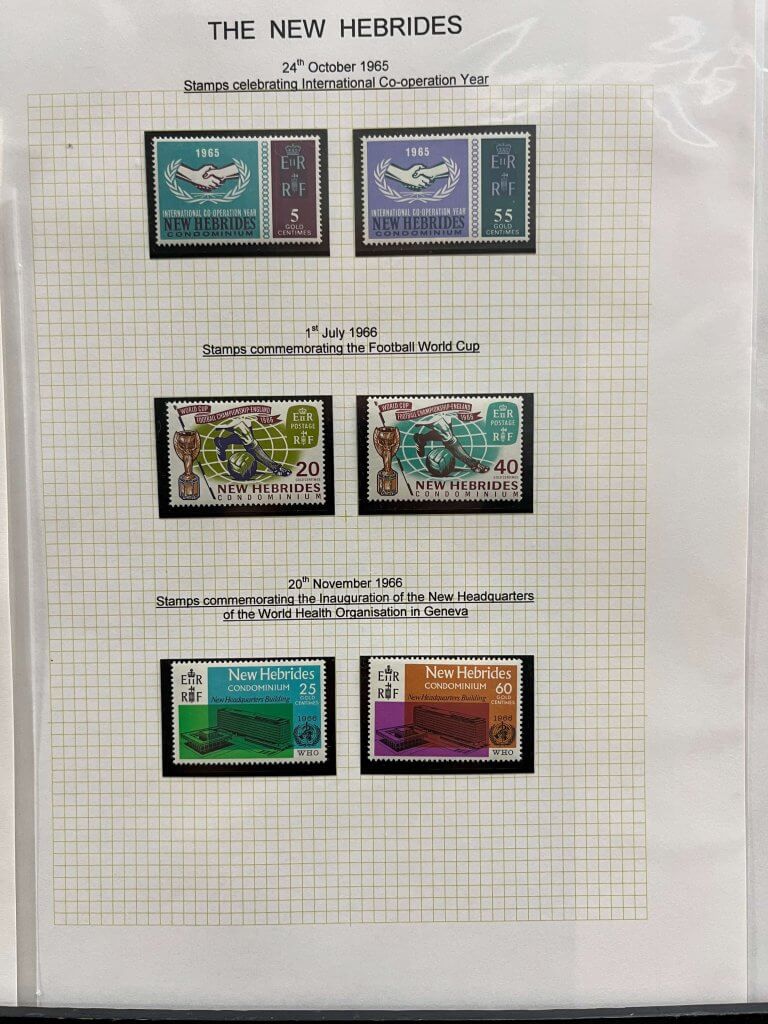 New Hebrides by David Moss - Northwich Philatelic Society