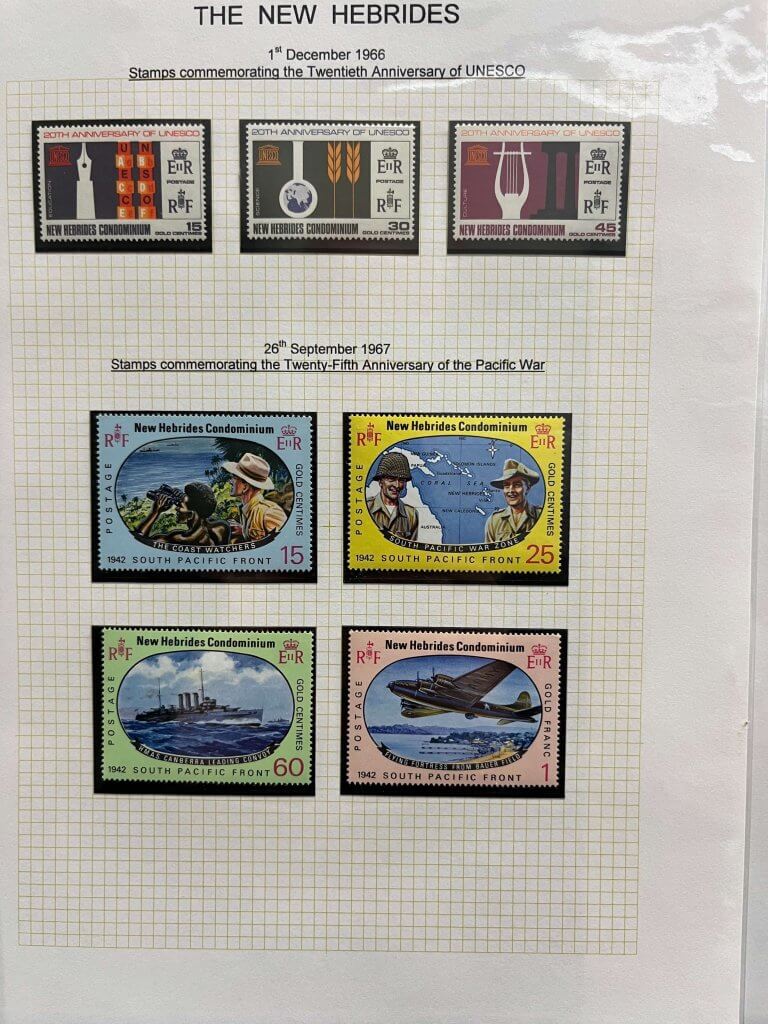 New Hebrides by David Moss - Northwich Philatelic Society