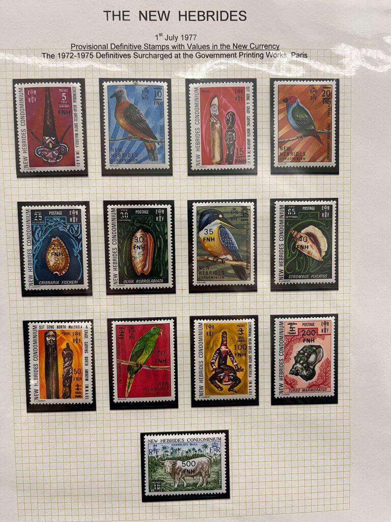 New Hebrides by David Moss - Northwich Philatelic Society