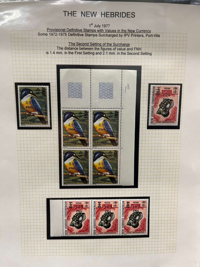 New Hebrides by David Moss - Northwich Philatelic Society