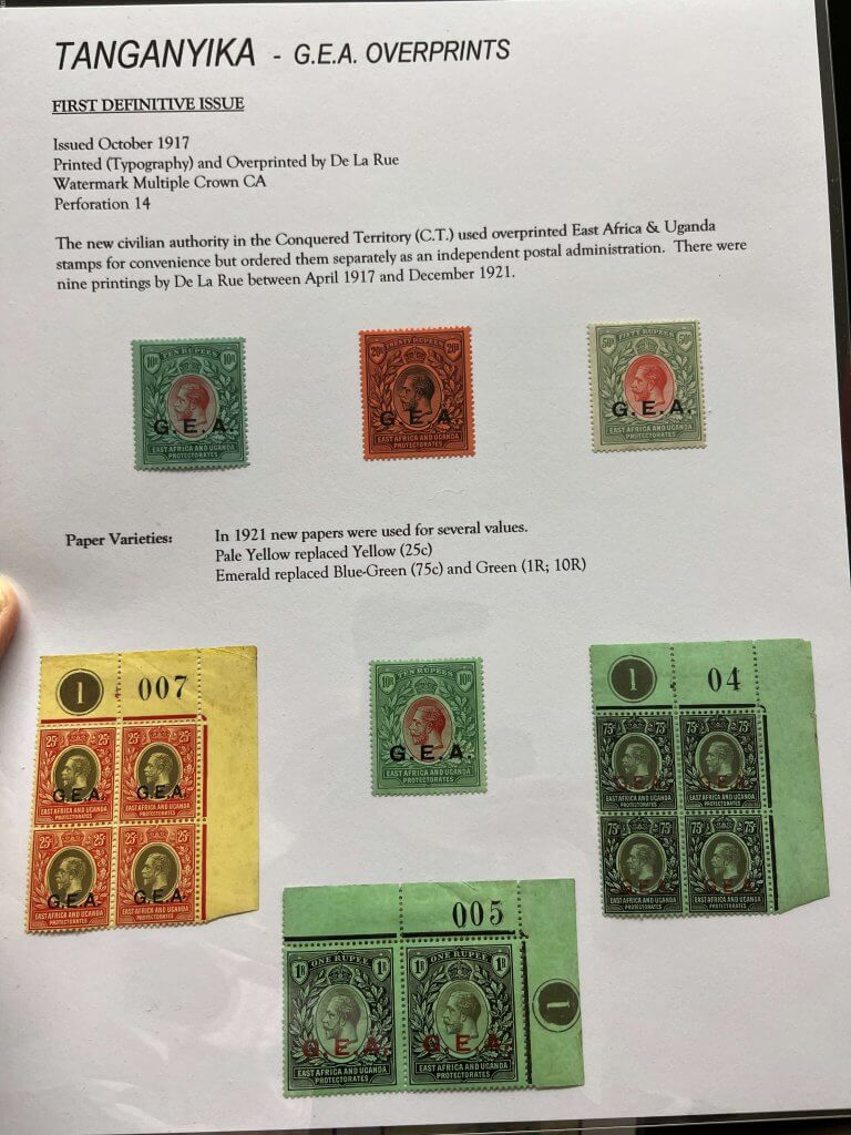 Tanganyika Postal History | Northwich Philatelic Society