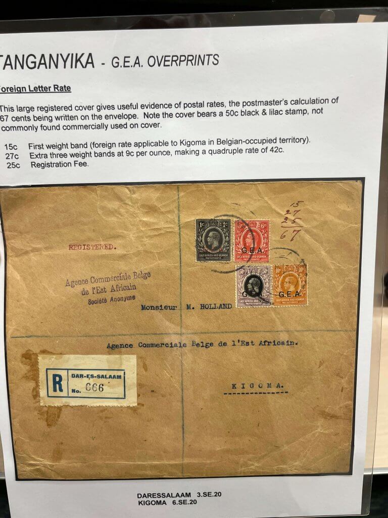 Tanganyika Postal History | Northwich Philatelic Society