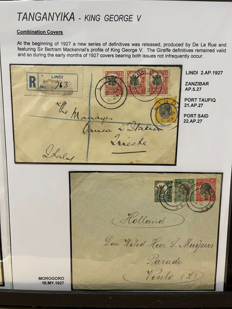 Tanganyika Postal History | Northwich Philatelic Society