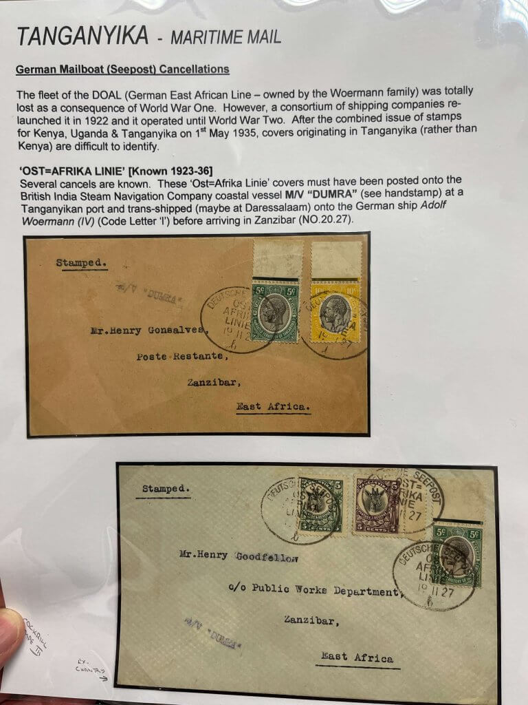 Tanganyika Postal History | Northwich Philatelic Society