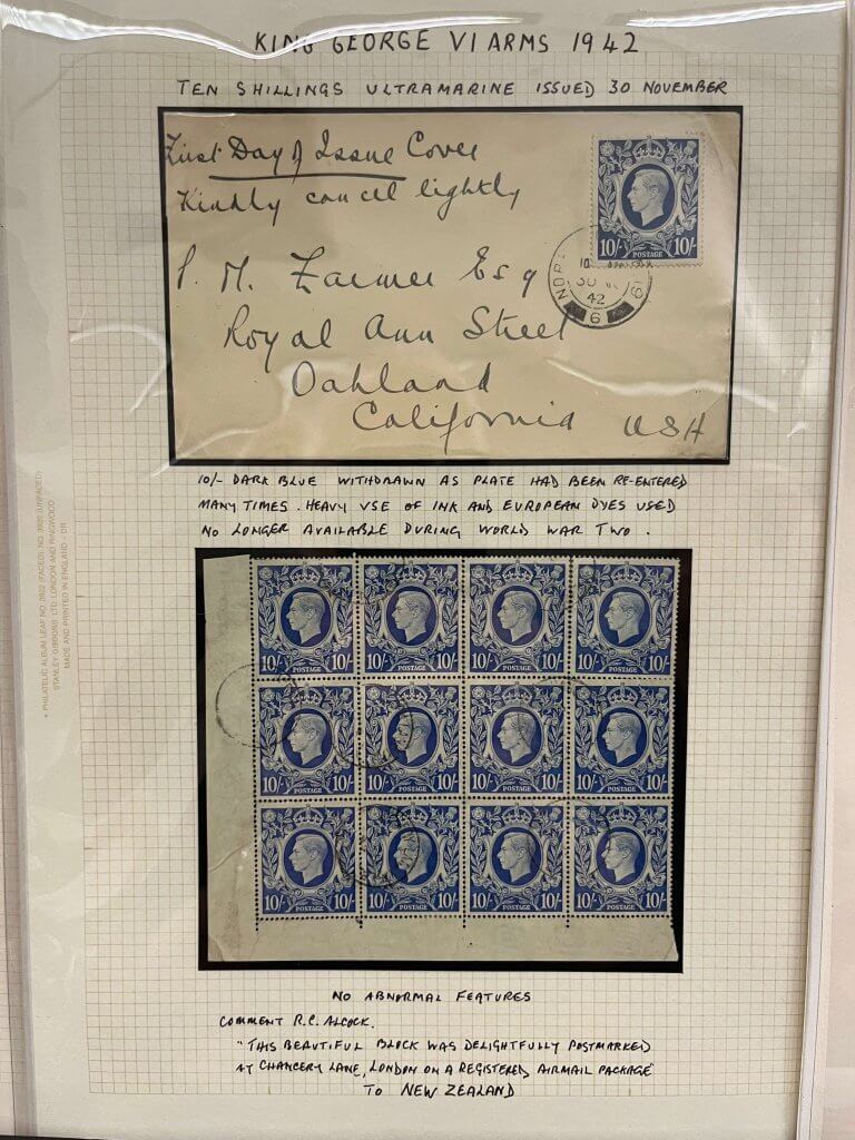 Dr Max Melrose GB High Values | Northwich Philatelic Society