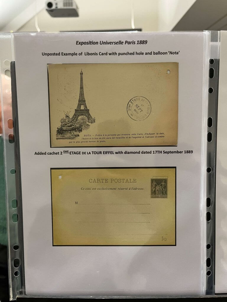 The Eiffel Tower by Dr Gary Cook | Northwich Philatelic Society