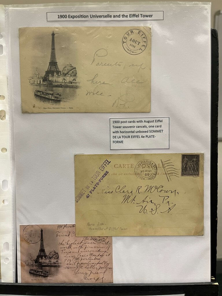 The Eiffel Tower by Dr Gary Cook | Northwich Philatelic Society