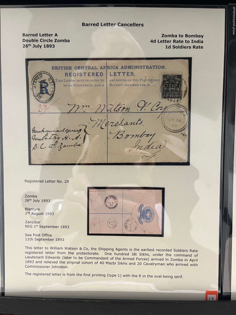 The Early Postal History of British Central Africa | Northwich Philatelic Society November 2025