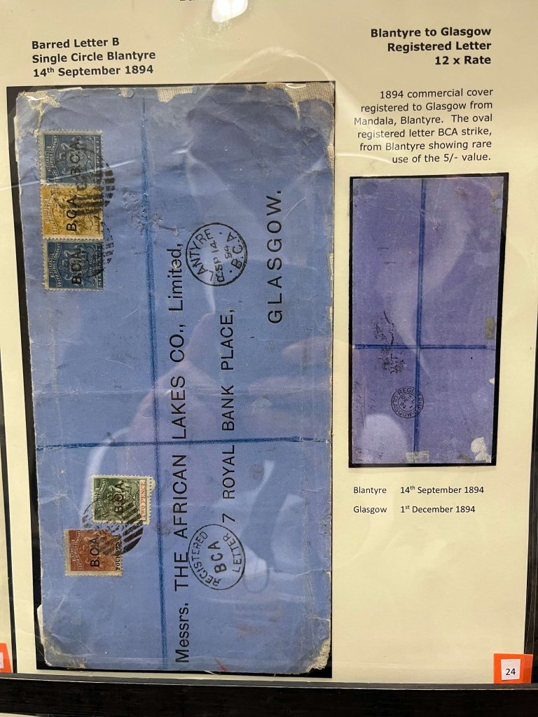 The Early Postal History of British Central Africa | Northwich Philatelic Society November 2025