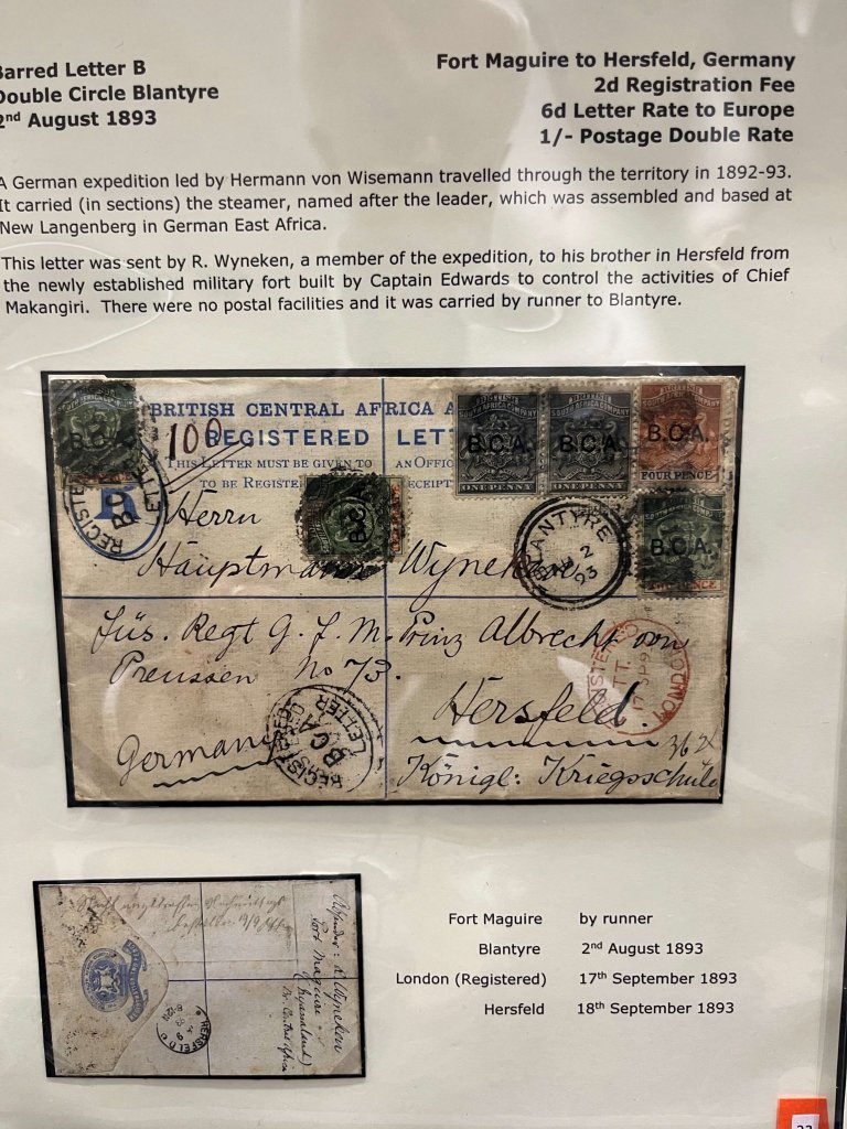 The Early Postal History of British Central Africa | Northwich Philatelic Society November 2025