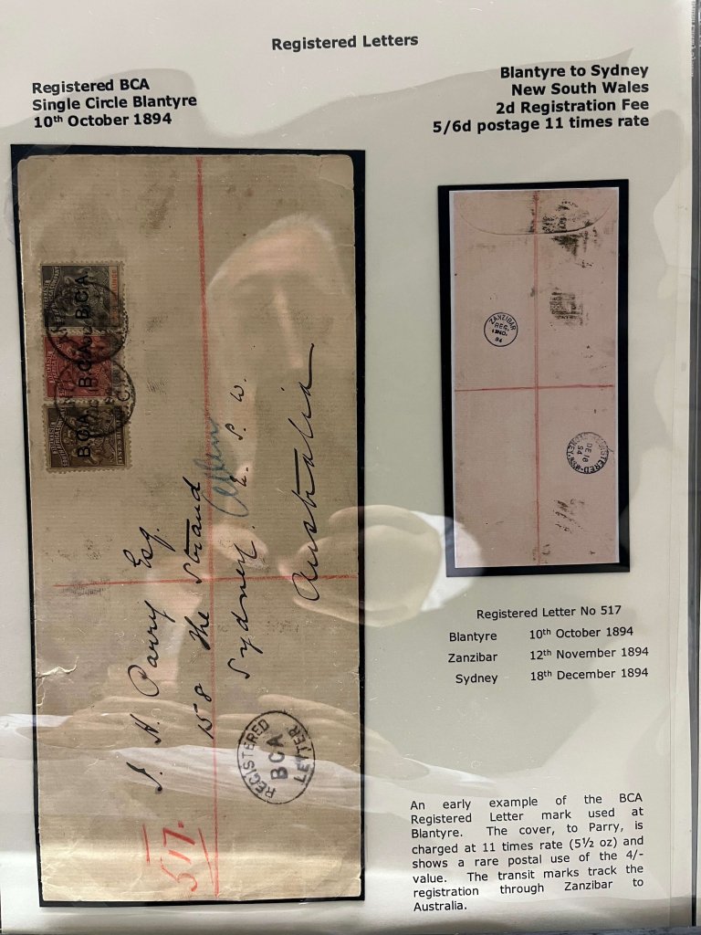 The Early Postal History of British Central Africa | Northwich Philatelic Society November 2025