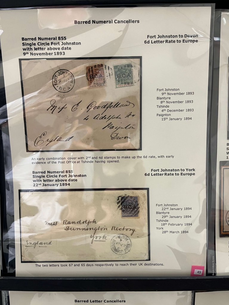 The Early Postal History of British Central Africa | Northwich Philatelic Society November 2025