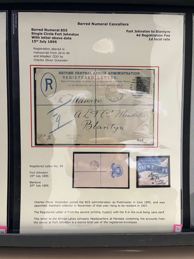 The Early Postal History of British Central Africa | Northwich Philatelic Society November 2025