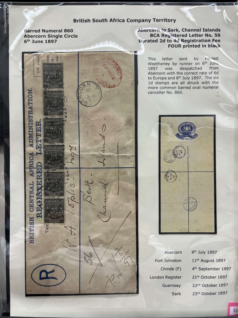 The Early Postal History of British Central Africa | Northwich Philatelic Society November 2025