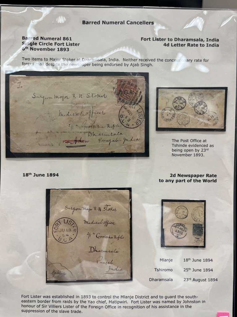 The Early Postal History of British Central Africa | Northwich Philatelic Society November 2025