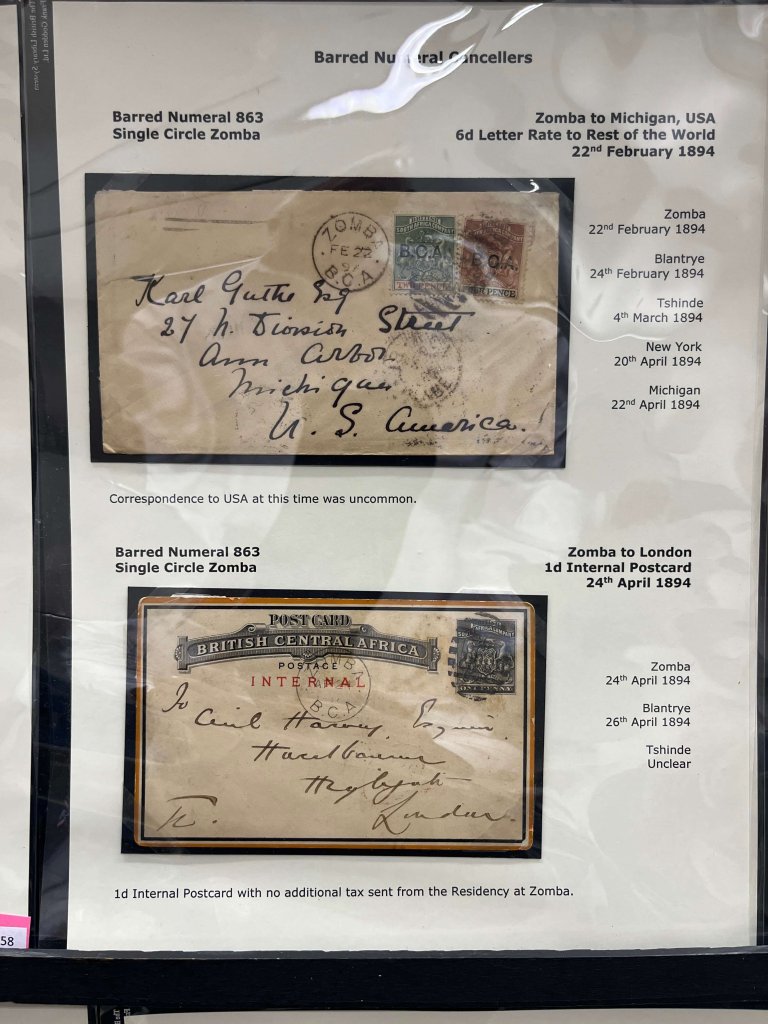 The Early Postal History of British Central Africa | Northwich Philatelic Society November 2025