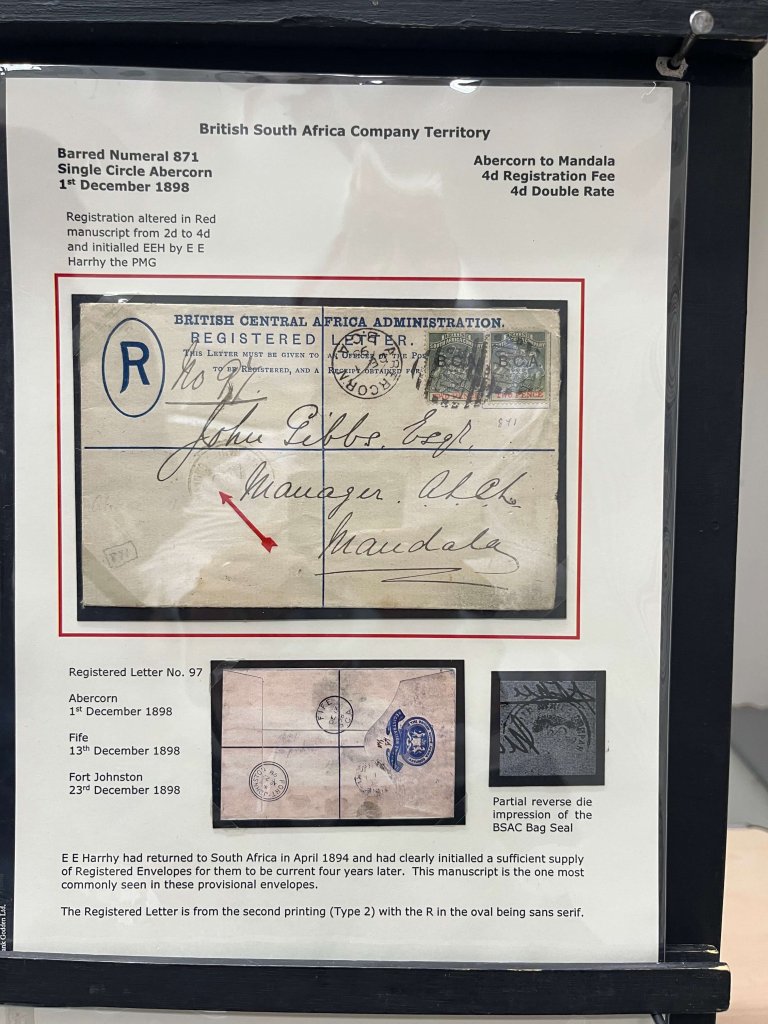 The Early Postal History of British Central Africa | Northwich Philatelic Society November 2025