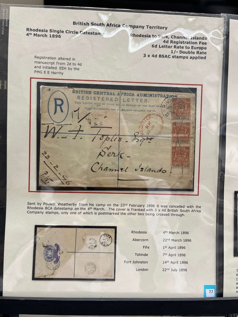 The Early Postal History of British Central Africa | Northwich Philatelic Society November 2025